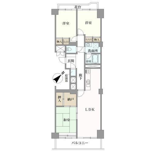 上石神井ハイムの間取図