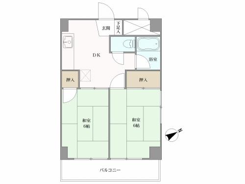 ワコー大塚マンションの間取図