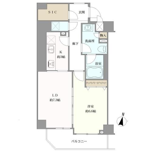 セジョリ江戸川橋　の間取図