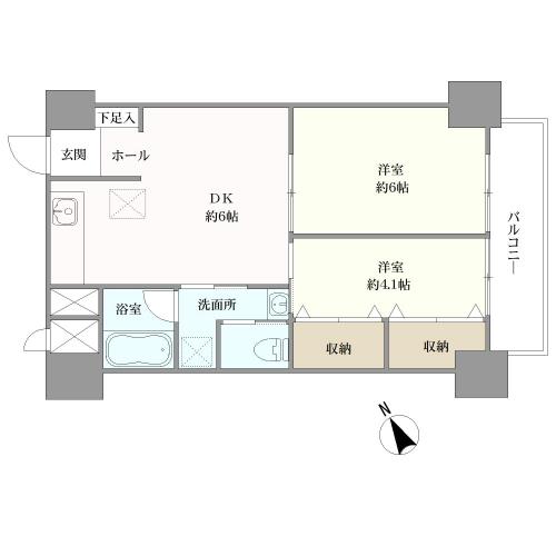 トーア早稲田マンションの間取図