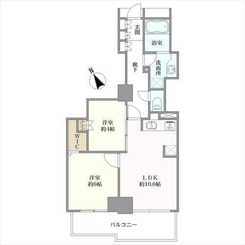 セントラルレジデンス新宿シティタワーの間取図