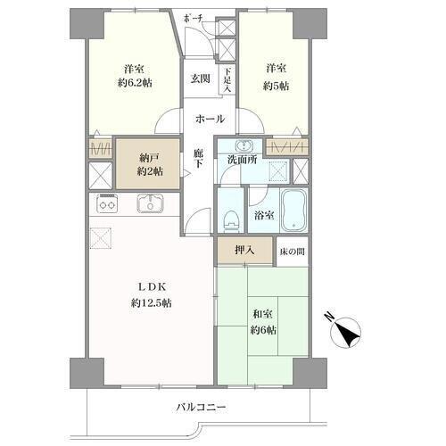 ボナハイツ星川の間取図