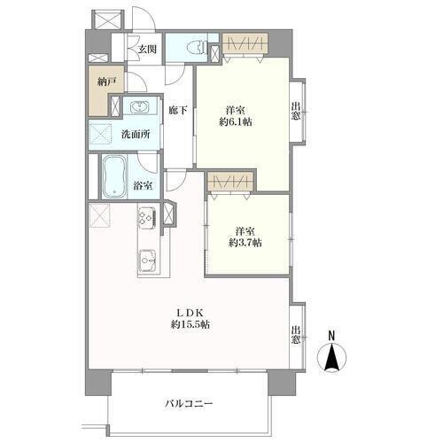 ナビウス高円寺南の間取図