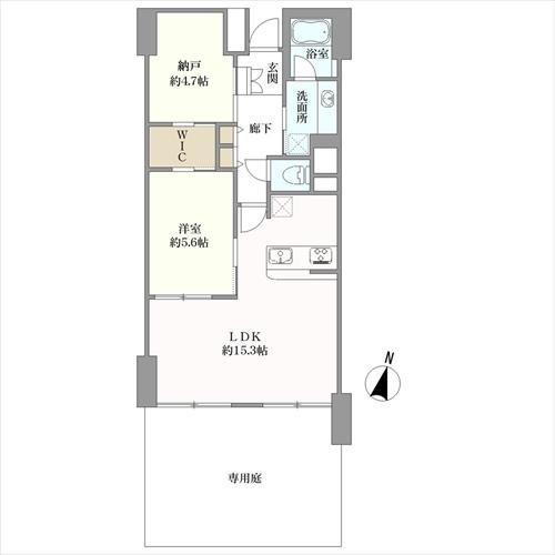 マンションニュー池尻の間取図
