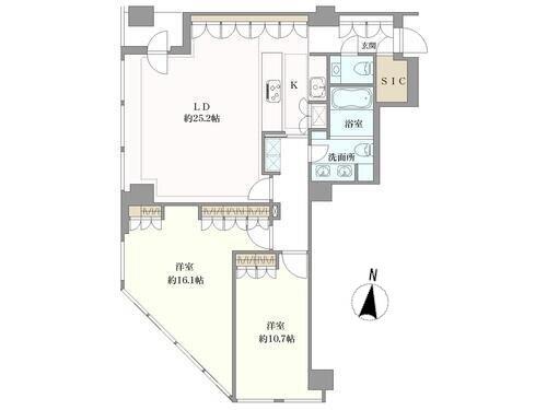 平河町森タワーの間取図