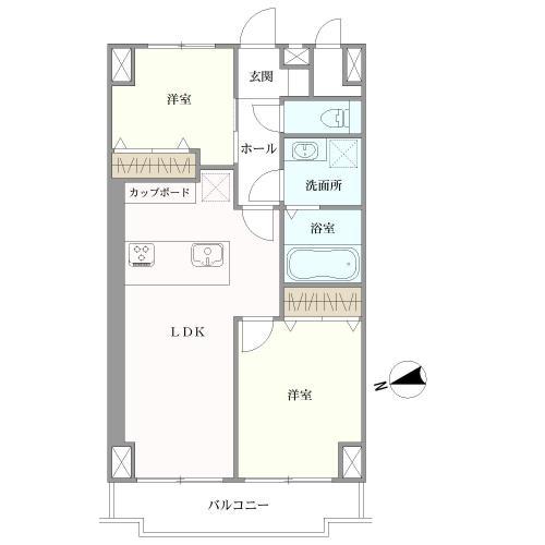 飯田橋第一パーク・ファミリアの間取図