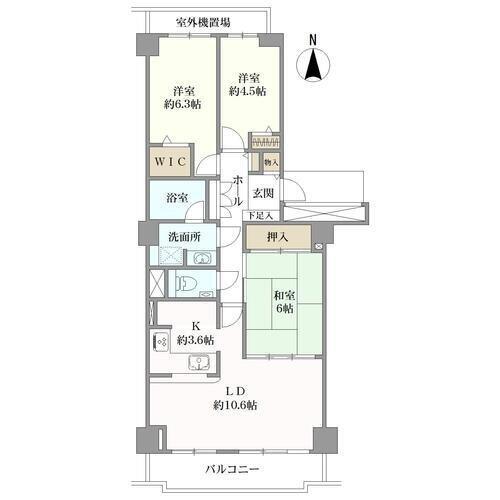 フィル・グリーン芦屋の間取図