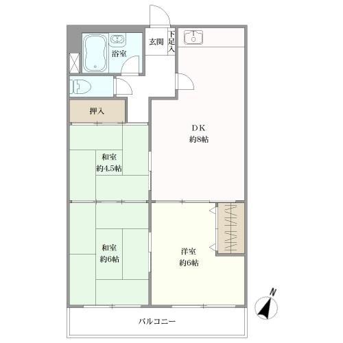 シャトード本山の間取図