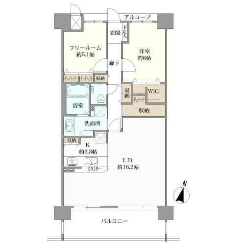本山アーバンライフの間取図