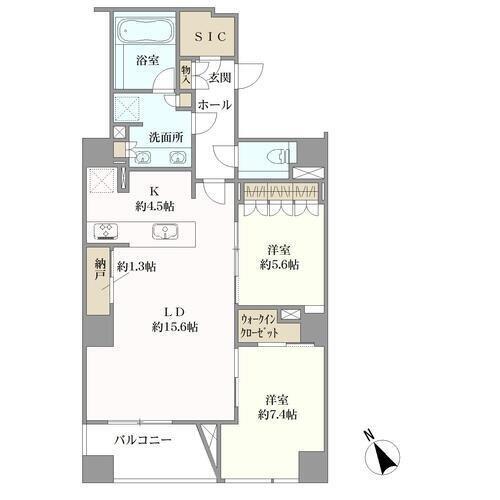 プレミスト南青山の間取図