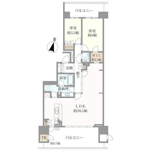 幕張ビーチテラスの間取図