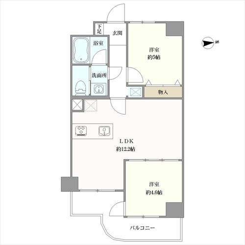 シテイライブ武蔵小金井の間取図