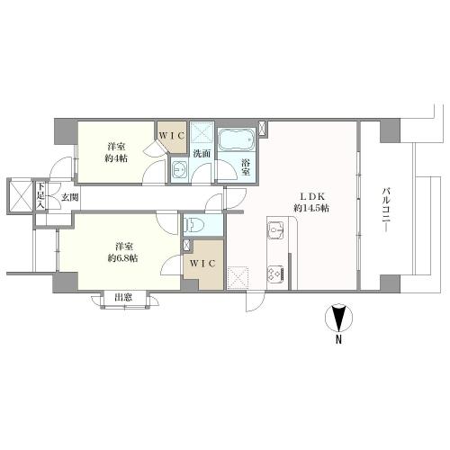 サンヴェール国分寺エスタシオンの間取図