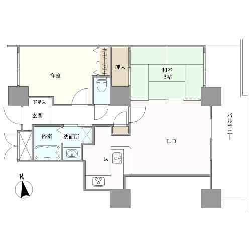 ファインビュー西宮の間取図