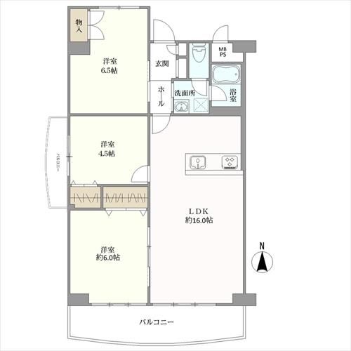 南茨木駅前ハイタウンの間取図