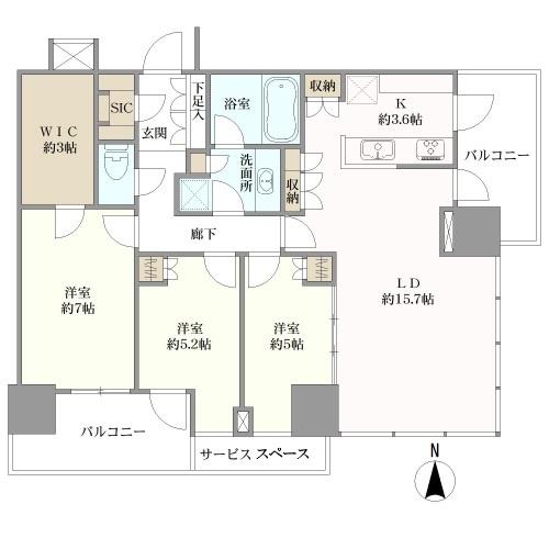 浅草タワーの間取図
