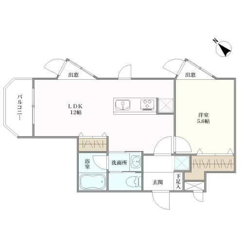 バルミ－千石の間取図