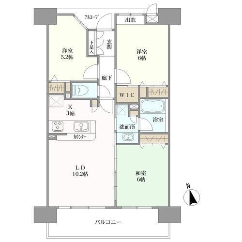 サニーコート上野の間取図