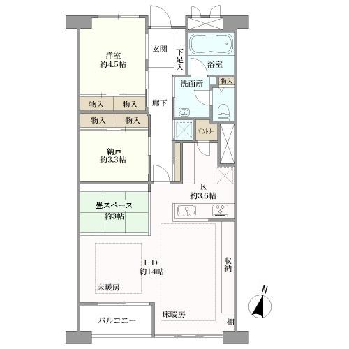 セントラルプラザの間取図