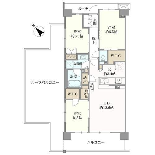 ＢｒｉｌｌｉａＣｉｔｙ石神井台の間取図