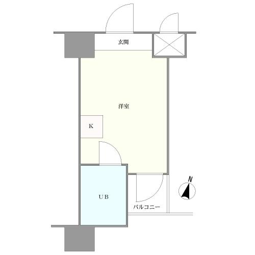トップ・ルーム品川第二の間取図