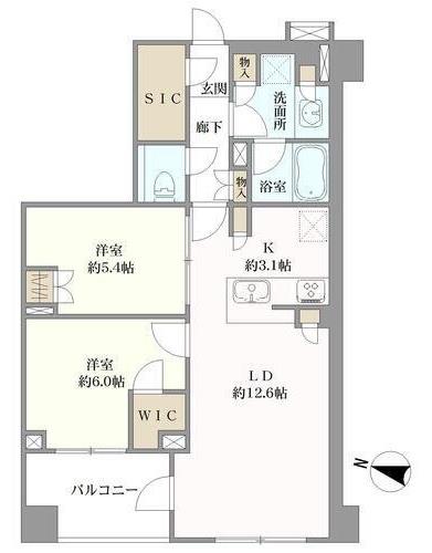 ブランズ湘南台の間取図