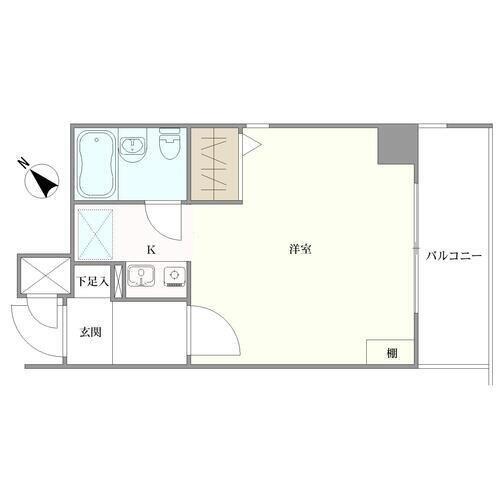 プチシャンプル磯子の間取図