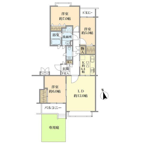 パーク・ハイム浜田山の間取図
