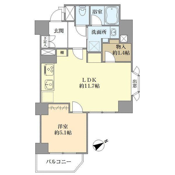 ダイアパレス池尻大橋の間取図