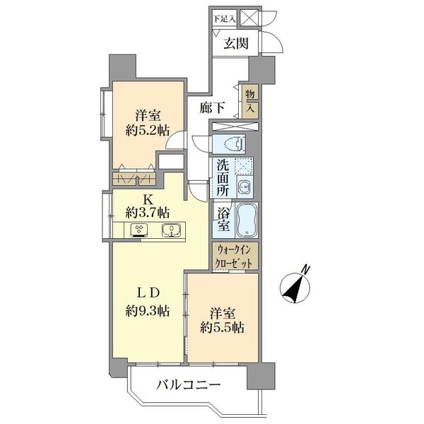 大塚台ハイツの間取図