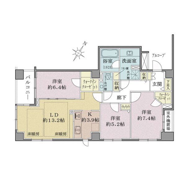 Brillia六義園の間取図