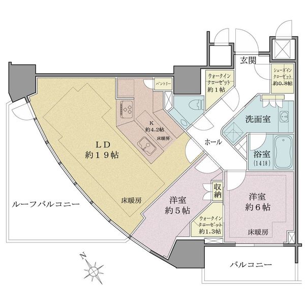 パークコート北青山の間取図