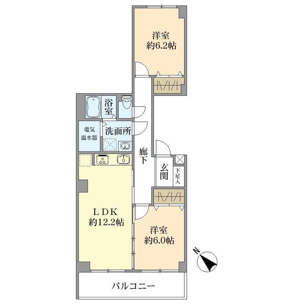 行徳ビューハイツの間取図