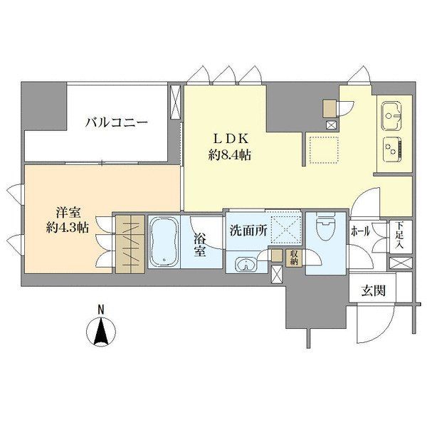 パークホームズ浅草橋の間取図