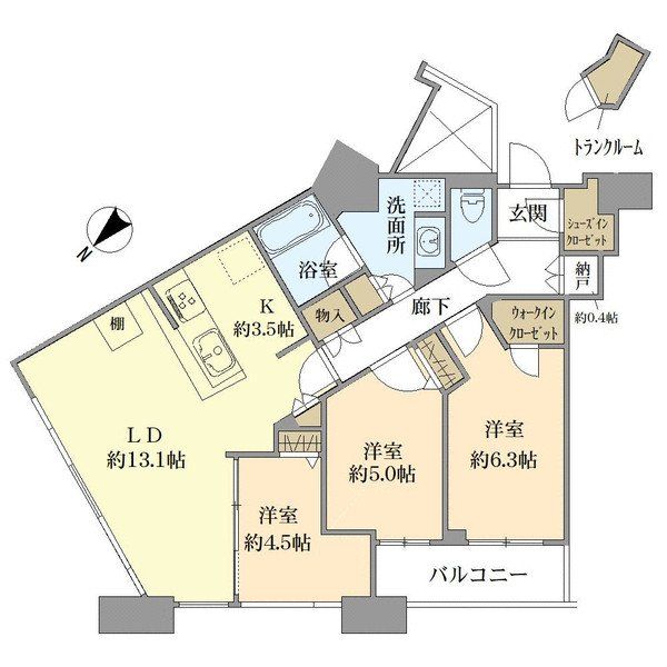 アイタワーの間取図