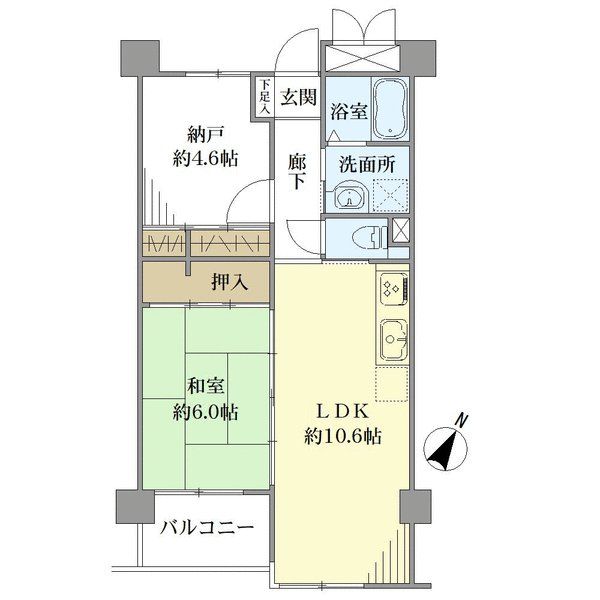 ル・ボアール芦屋の間取図