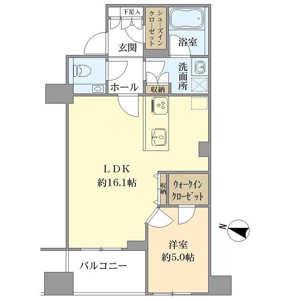 ディアナガーデン広尾の間取図
