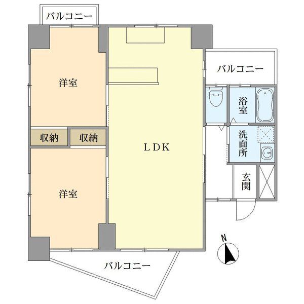 ドムス高井戸の間取図