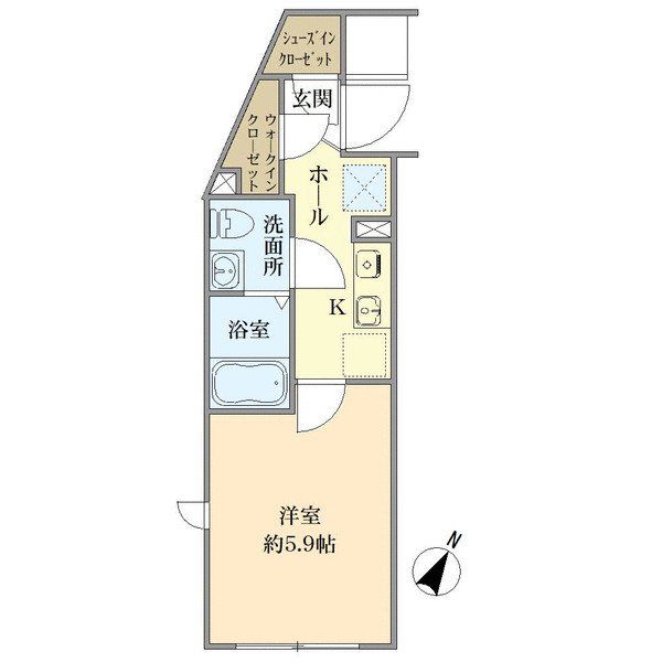 ラフィスタ目黒西小山の間取図