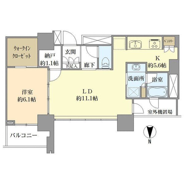 グランドミッドタワーズ大宮フォレストタワーの間取図