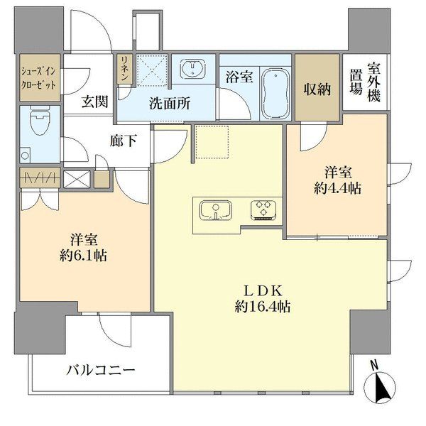 ザ・ライオンズ大濠公園の間取図