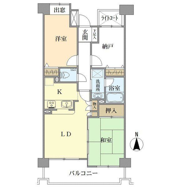 インペリアル立教前の間取図