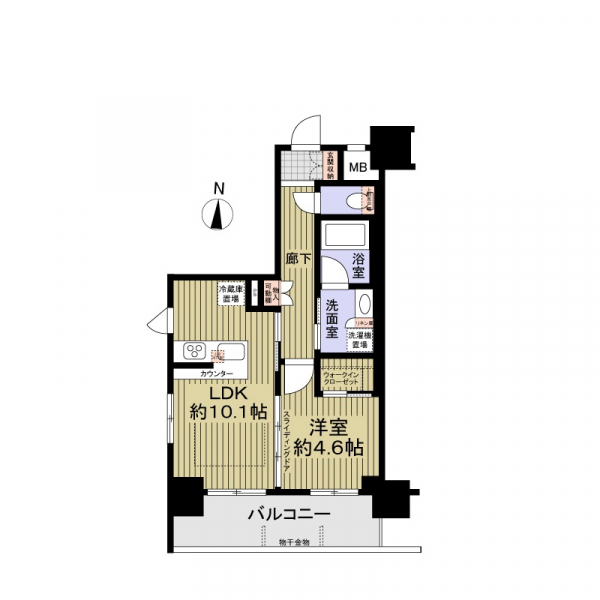 プレサンスロジェ丸の内ＣＥＮＴＲＡＬ　ＣＡＳＡの間取図