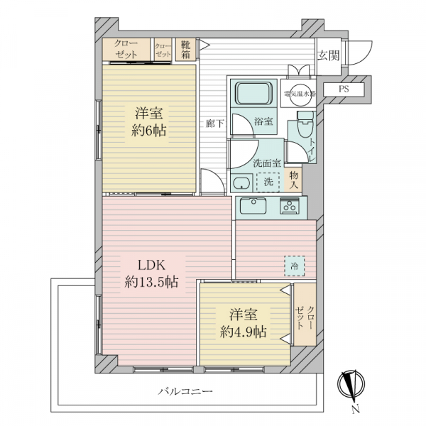 パレ京橋１番館の間取図