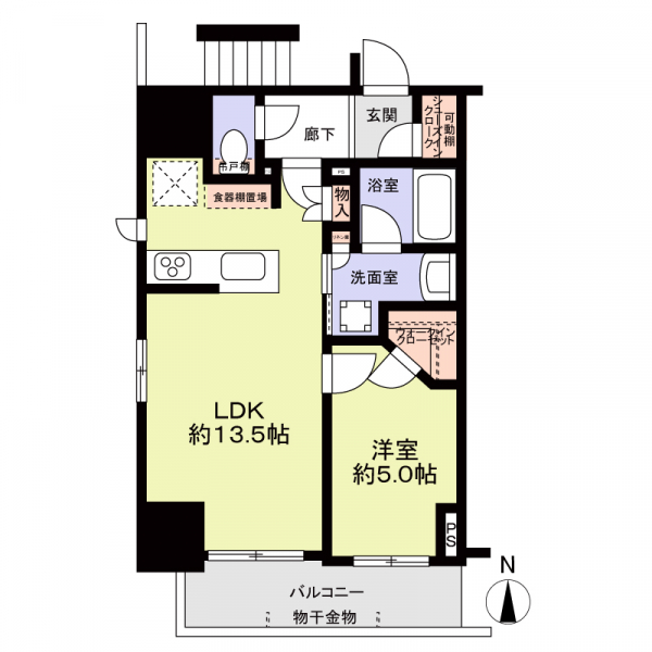 オープンレジデンシア栄ＴＨＥ　ＣＯＵＲＴの間取図