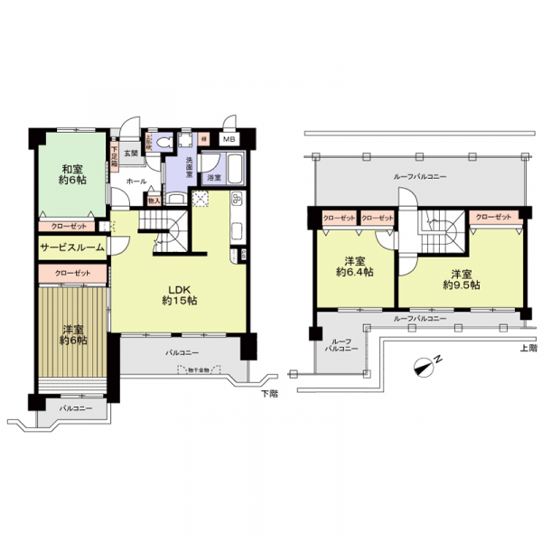 コアマンション春日原の間取図