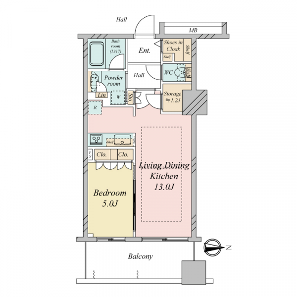 プレサンスレジェンド堺筋本町タワーの間取図