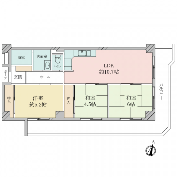 三光ハイツの間取図