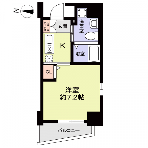 ヴァンデュール名古屋御器所の間取図