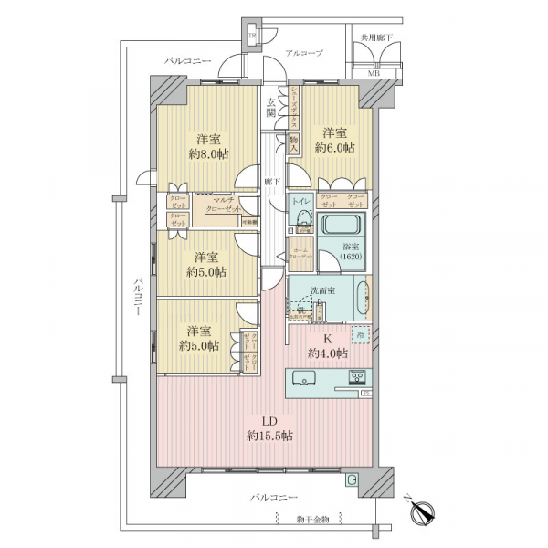 プレイズ堺光明池の間取図